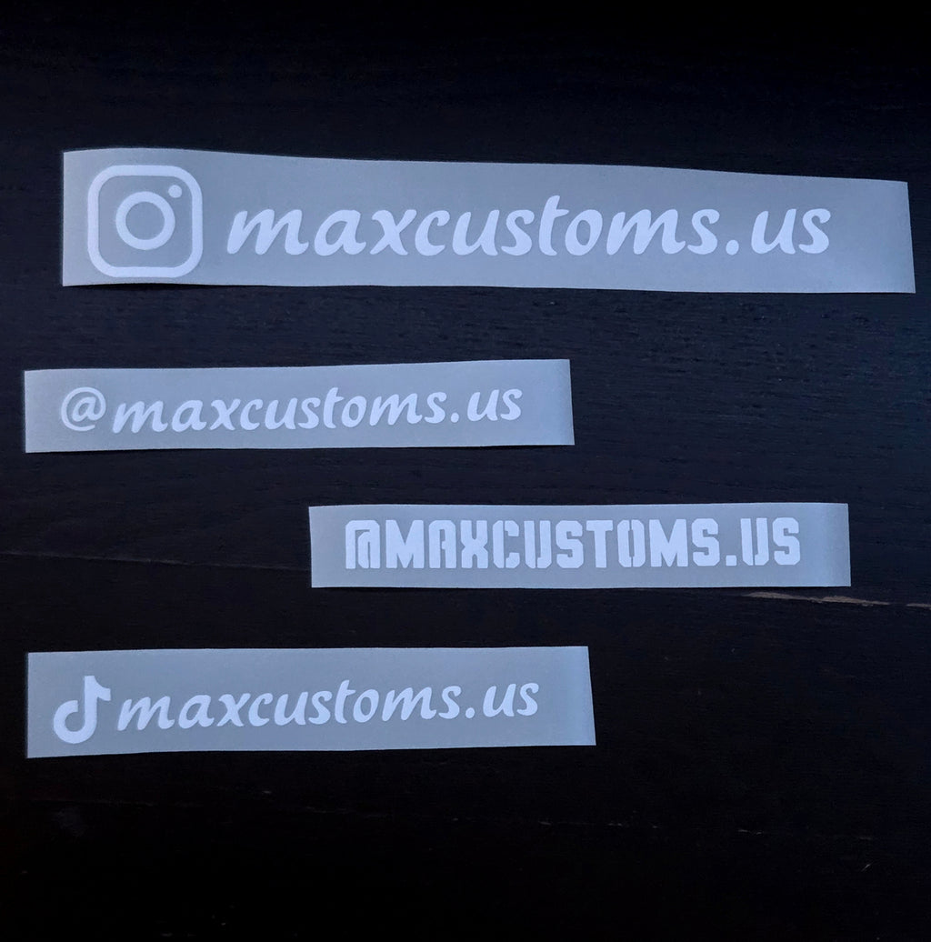Custom Username Decal Pack