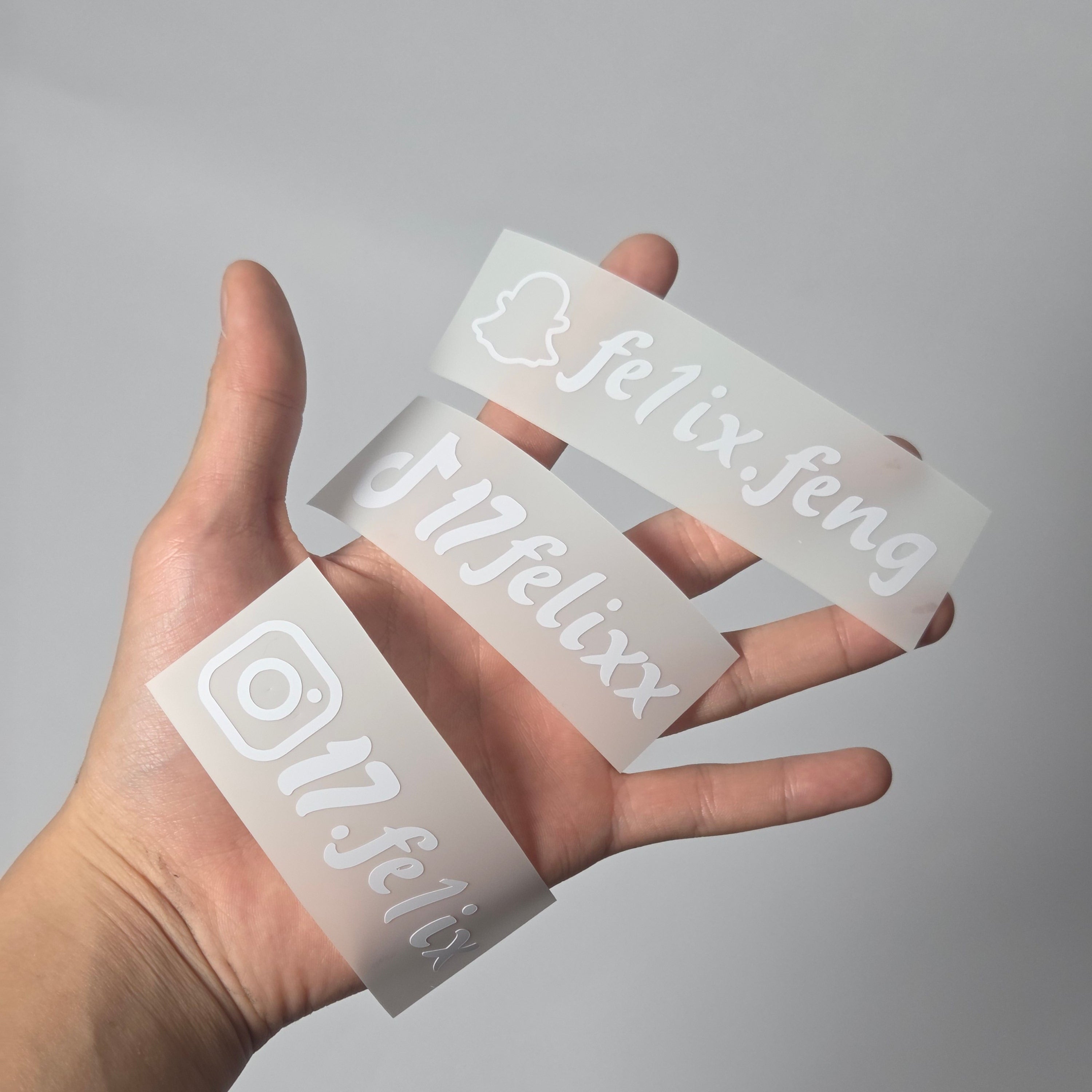 Custom Username Decal Pack