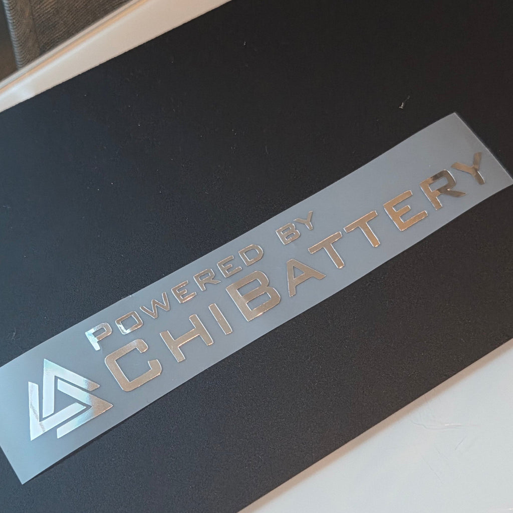 Poweredbychibattery Sticker Decal
